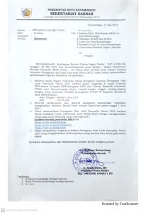 Himbauan Peringatan Harlah Pancasila Tahun 2021
