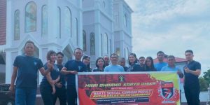 Rutan Kotamobagu Bersi-bersih rumah ibadah