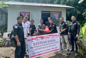Peringati Hari Pers PWI Bolmong Berbagi Kasih