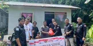 Peringati Hari Pers PWI Bolmong Berbagi Kasih