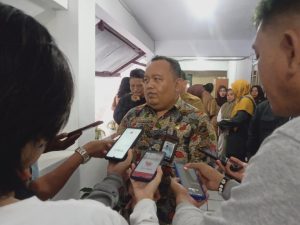 Ketua Badan Pusat Statistik  (BPS) Provinsi Sulawesi Utara (Sulut) Asim Saputra kunjungi