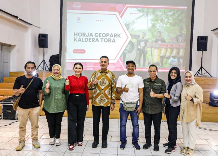 Wakil Gubernur Sumatera Utara (Wagub Sumut), Musa Rajekshah saat menghadiri acara Rumah Karya Indonesia yang digelar di Pos Bloc Medan, Jumat (10/2).