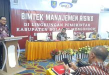 Pj Bupati Bolmong Tutup Bimtek Manajemen Resiko