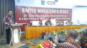 Pj Bupati Bolmong Tutup Bimtek Manajemen Resiko
