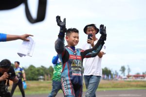 Gambar : Kejurnas MotoPrix (MP) Region A musim 2023 di Sirkuit Skyland Sukses digelar.