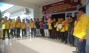 Golkar Kabupaten Tapanuli Selatan resmi daftarkan Bakal Calon Legislatif nya untuk Pileg 2024 nanti ke Kantor KPU Tapsel Desa Situmba kec. Sipirok Minggu (14/5/2023)