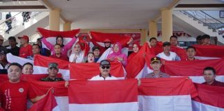 Semarak HUT Kemerdekaan Pemkab Bolmong Bagikan 10 Juta Bendera Merah Putih
