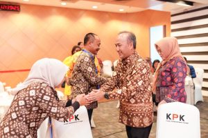 Pj Bupati Apriyadi dan Ketua DPRD Muba Sugondo Ikuti Executive Briefing Penguatan Antikorupsi KPK