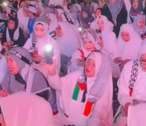 Bunda Prapti Hadiri Tabligh Kemanusiaan di Kota Manado