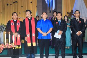 Bupati Labuhanbatu Hadiri Perayaan Natal Umat Kristiani