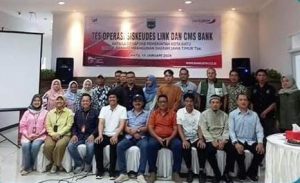 Gambar. Pemerintah Desa di Pemkot Batu dukung penerapan aplikasi Sistem Keuangan Desa (Siskeudes Online 2.0.6) bersama menyelenggara Pengoperasian aplikasi Bank Jatim.