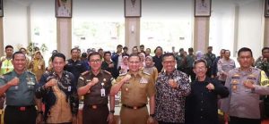 Gambar. FKPD Pemkot Batu mengadakan Rakor untuk memastikan kesiapan pelaksanaan Pemilu 2024.