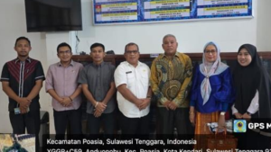 Pimpinan dan Anggota DPRD Buton Tengah saat melaksanakan kunjungan di sekretariat DPRD Buton Tengah. Foto : IST