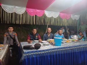 Hadir di Tengah Masyarakat, Kapolsek Tutuyan Sambang Acara Syukuran