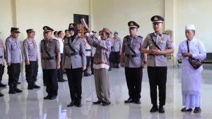 Kapolres Boltim Pimpin Sertijab Kasat Lantas dan Kapolsek Tutuyan