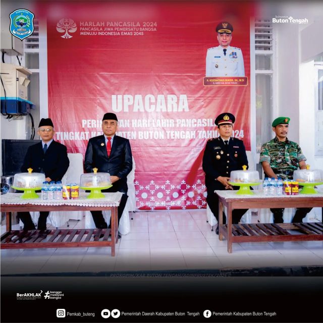 Suasana Pelaksanaan Upacara Harkitnas 2024. Foto Bagian Humas Pemda uton Tengah/ Adin