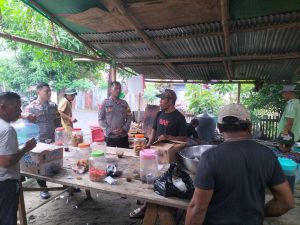 Bhabinkamtibmas Sambangi Warga Laksanakan Pesta Pernikahan, Ini Imbauanya
