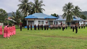 Peringati Hari Bhayangkara ke-78 Polres Boltim Gelar Upacara Tabur Bunga