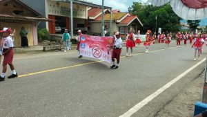 Meriahkan Peringatan Hari Bhayangkara Ke-78, Kapolres Boltim Lepas Peserta Lomba Marching Band