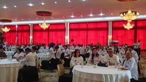 Jusnan C Mokoginta Hadir dan Membuka Sosialisasi Pendidikan Hukum Bagi Kepala Desa