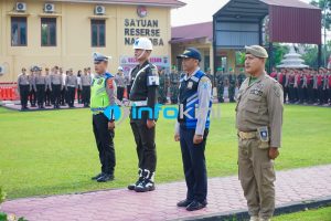 Plt Bupati Labuhanbatu Hadiri Apel Gelar Pasukan OPS Patuh Toba 2024