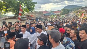 Ribuan Massa Pasangan Sam Sachrul Mamonto dan Rusmin Mokoagow Guncang Penggunungan