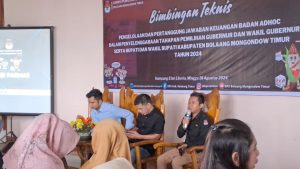 KPU Boltim Gelar Bimtek Pengelolahan dan Pertanggung Jawaban Keuangan Badan Adhoc