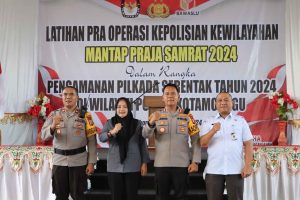 AKBP Irwanto SIK MH Buka Kegiatan Latihan Pra Operasi Mantap Praja Samrat 2024