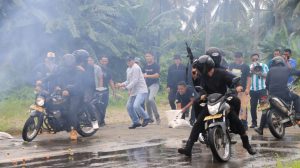 Hadapi Pilkada Serentak 2024, Polres Boltim Gelar Simulasi Sispamkota