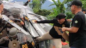 Hadapi Pilkada Serentak 2024, Polres Boltim Gelar Simulasi Sispamkota