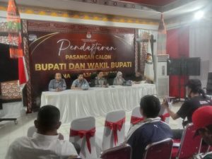 KPU Tator Gelar Konferensi Pers Pendaftaran Calon Bupati dan Wakil Bupati Tator Tahun 2024