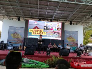 KPU Boltim Gelar Camping Pilkada Serentak Menuju Pilkada Ramah Lingkungan
