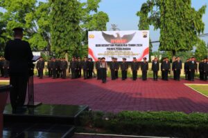 Kabag Ops Polres Pekalongan Pimpin Upacara Peringatan Hari Kesaktian Pancasila