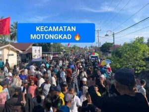 Dua Kecamatan Pesisir Boltim Jadi Lautan Massa Oppo-Argo
