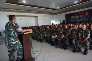 Jam Komandan Kodim 0736/Batang Tentang Penekanan Netralitas TNI dan Sosialisasi Aturan Perlibatan TNI Dalam Pemilu 2024