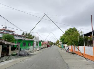 Riuh Tumbilotohe: Tojo Una-Una Berhias Lampu Jelang Akhir Ramadan