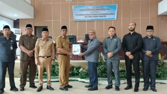 Bupati Boltim dan Wabup Sampaikan Laporan Keterangan Pertanggungjawaban (LKPJ) Kepala Daerah tahun 2024