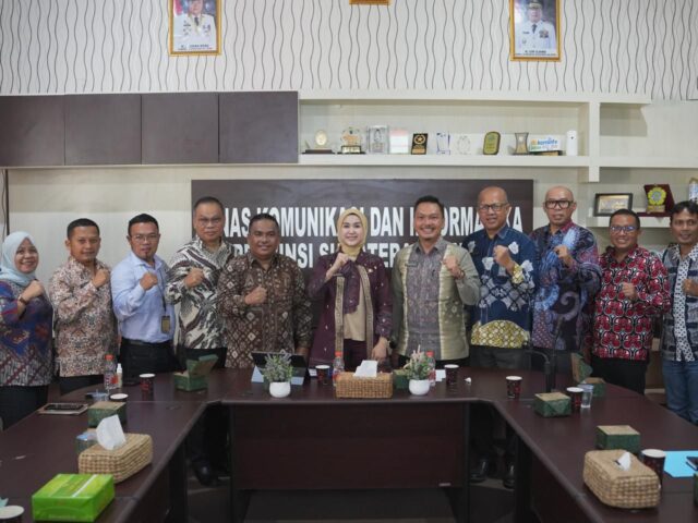 Diskominfo se-Sumsel Dorong Penguatan Infrastruktur dan Tata Kelola Pemerintahan Berbasis Digital Ke Menteri Komdigi dan Gubernur Sumsel.