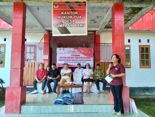 BLT-DD TA 2025 Desa Tumpaan Baru Dicairkan secara Transparan, 31 KPM Sampaikan Terima Kasih