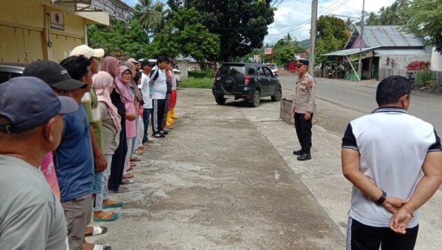 Terima Laporan Warga, Gerak Cepat Polsek Tutuyan Turun Langsung Evakuasi Mayat di Perkebunan Togid