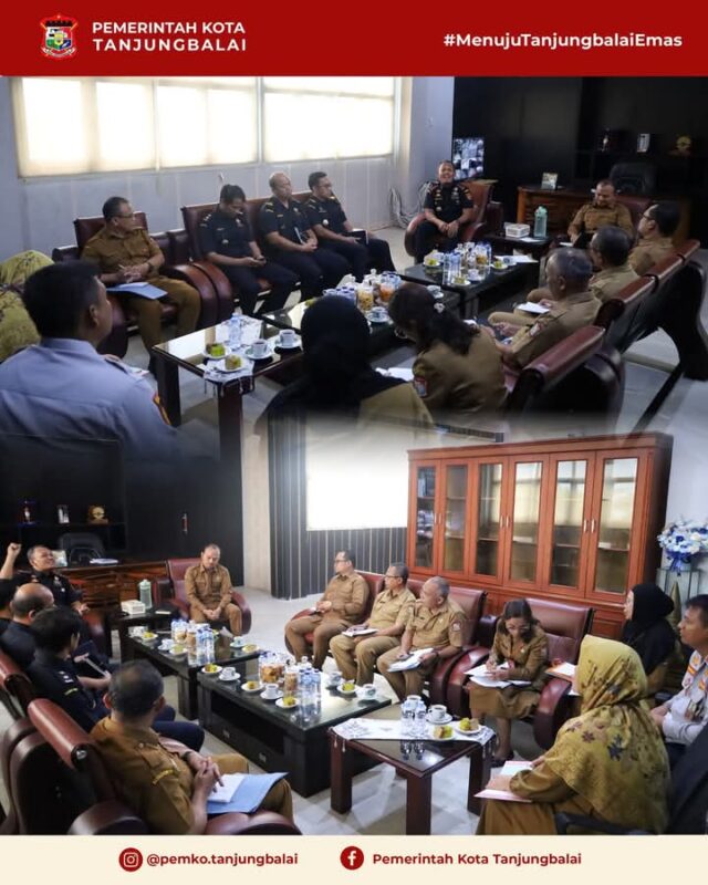Wali Kota Tanjungbalai Mahyaruddin Salim Terima Kunjungan KPP Bea dan Cukai Teluk Nibung