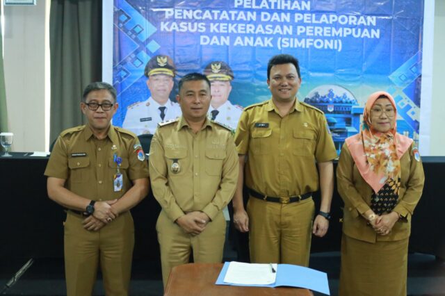 Wakil Bupati Secara Resmi Membuka Kegiatan Pelatihan Pencatatan, Pelaporan Kasus Kekerasan Perempuan dan Anak "Simfoni"