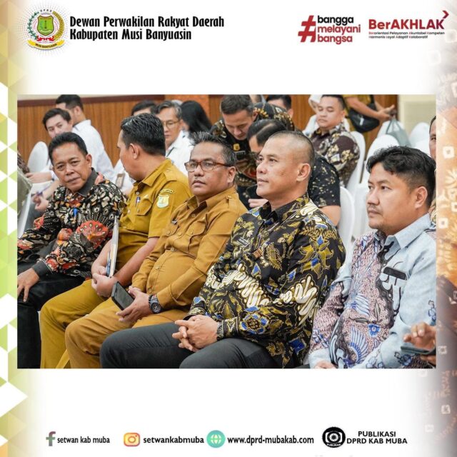 Bupati dan Ketua DPRD Muba Terima Laporan Hasil Pemeriksaan Keuangan Tahun 2024 dari BPK