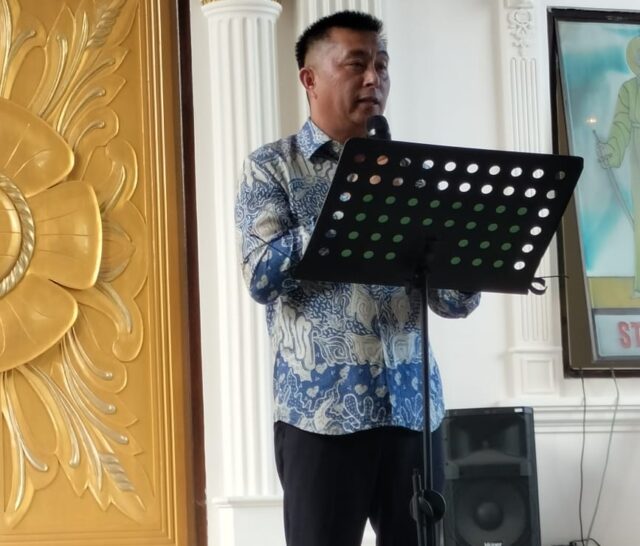 Wakil Bupati Boltim, Resmikan Gereja Katolik Stasi ST Paulus Modayag Paroki Santo Fransiskus Xaverius Guaan Boltim