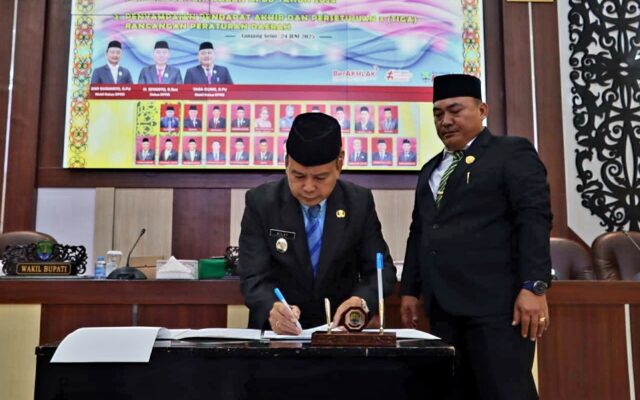 Tiga Ranperda Disetujui Fraksi DPRD Bulungan untuk Dibahas Lebih Lanjut