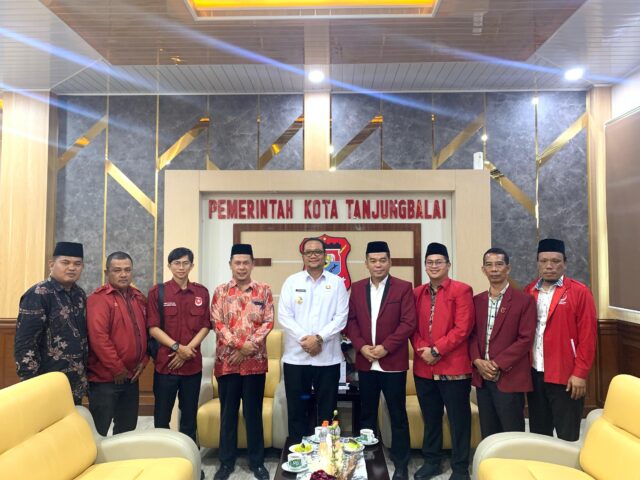 Wakil Wali Kota Tanjungbalai Muhammad Fadly Abdina Terima Audiensi PW Pemuda Muslimin Indonesia Sumut
