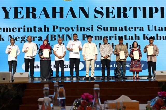 Bupati Asahan mengikuti Rapat Koordinasi Kebijakan dan Layanan Pertanahan dan Tata Ruang