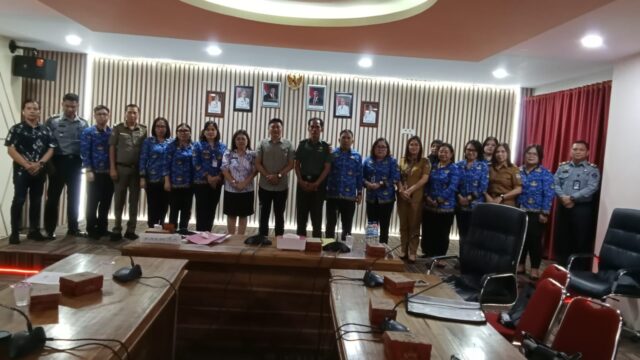 Pemerintah Kota Manado Melaksanakan Rapat Kordinasi Bahaya Narkoba Bersama Pihak Kepolisiaan BNN