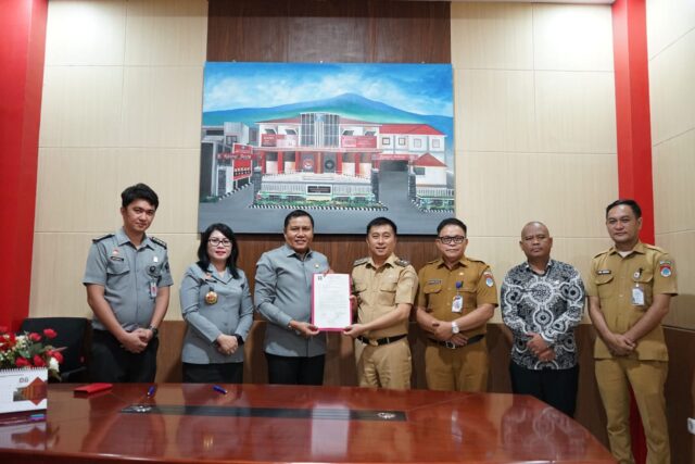 Pemda Boltim dan Kemenkumham Sulut Bahas Ranperda Pajak-Retribusi dan Perubahan RKPD 2025