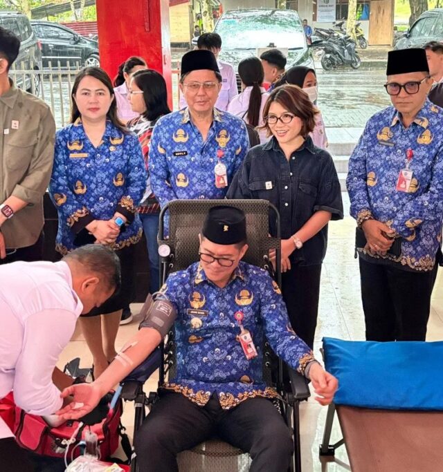 Peringati Hari Donor Darah Sedunia, Pemkab Minut dan PMI Gelar Aksi Donor Darah